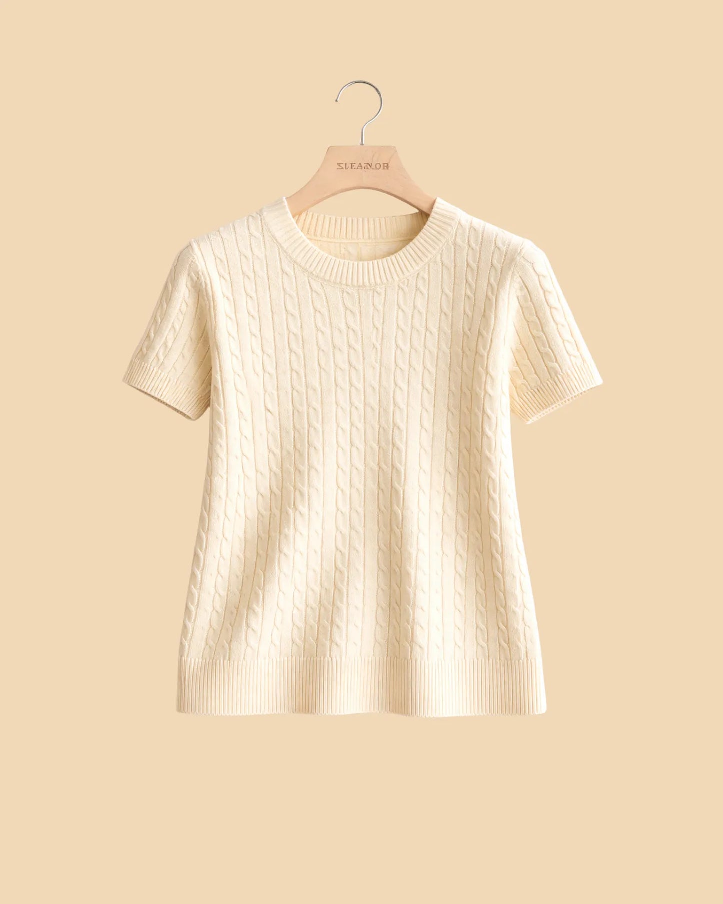 Knit Short Sleeve Top