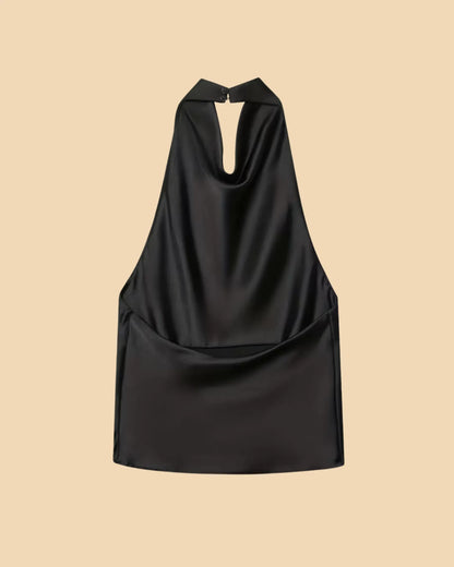 Satin Halter Top