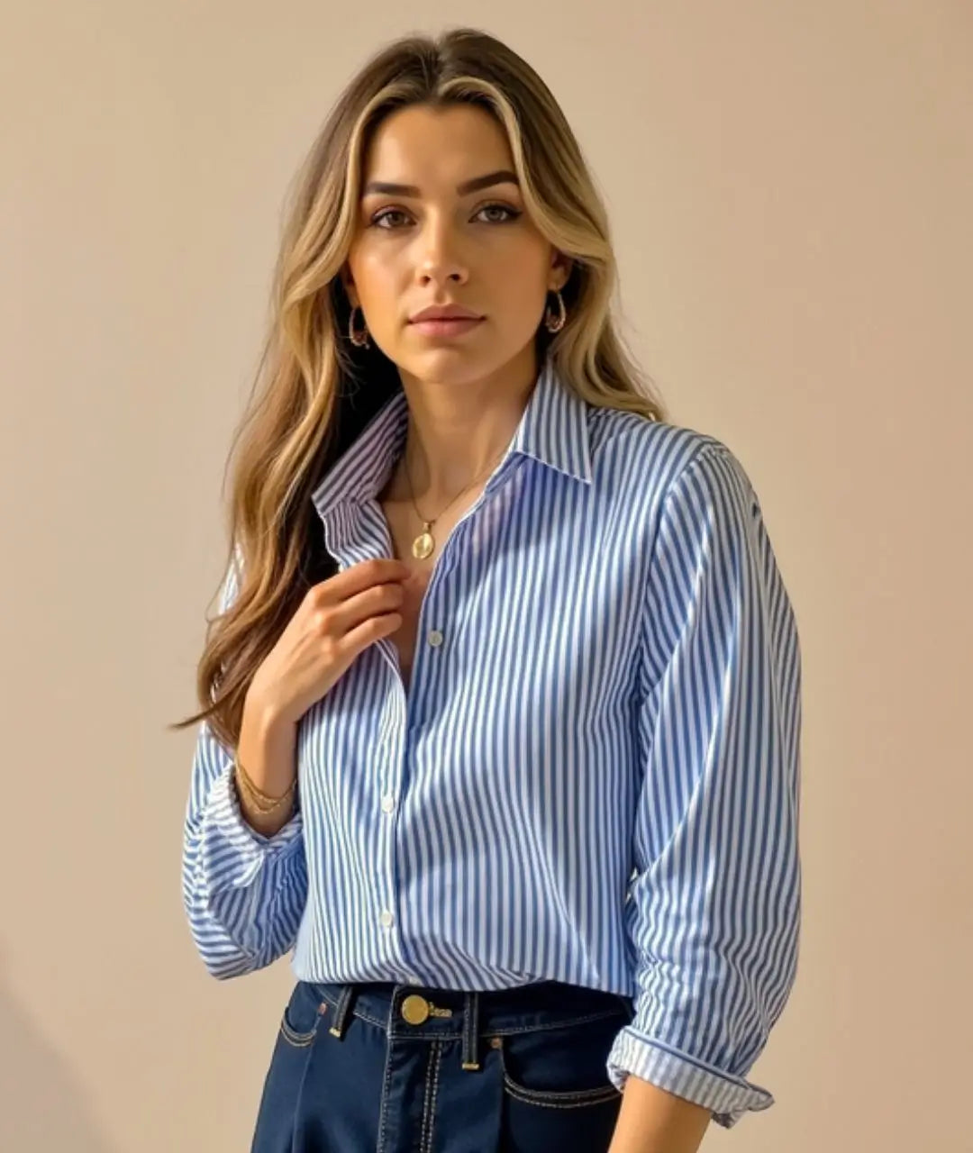 Striped Cotton Shirt