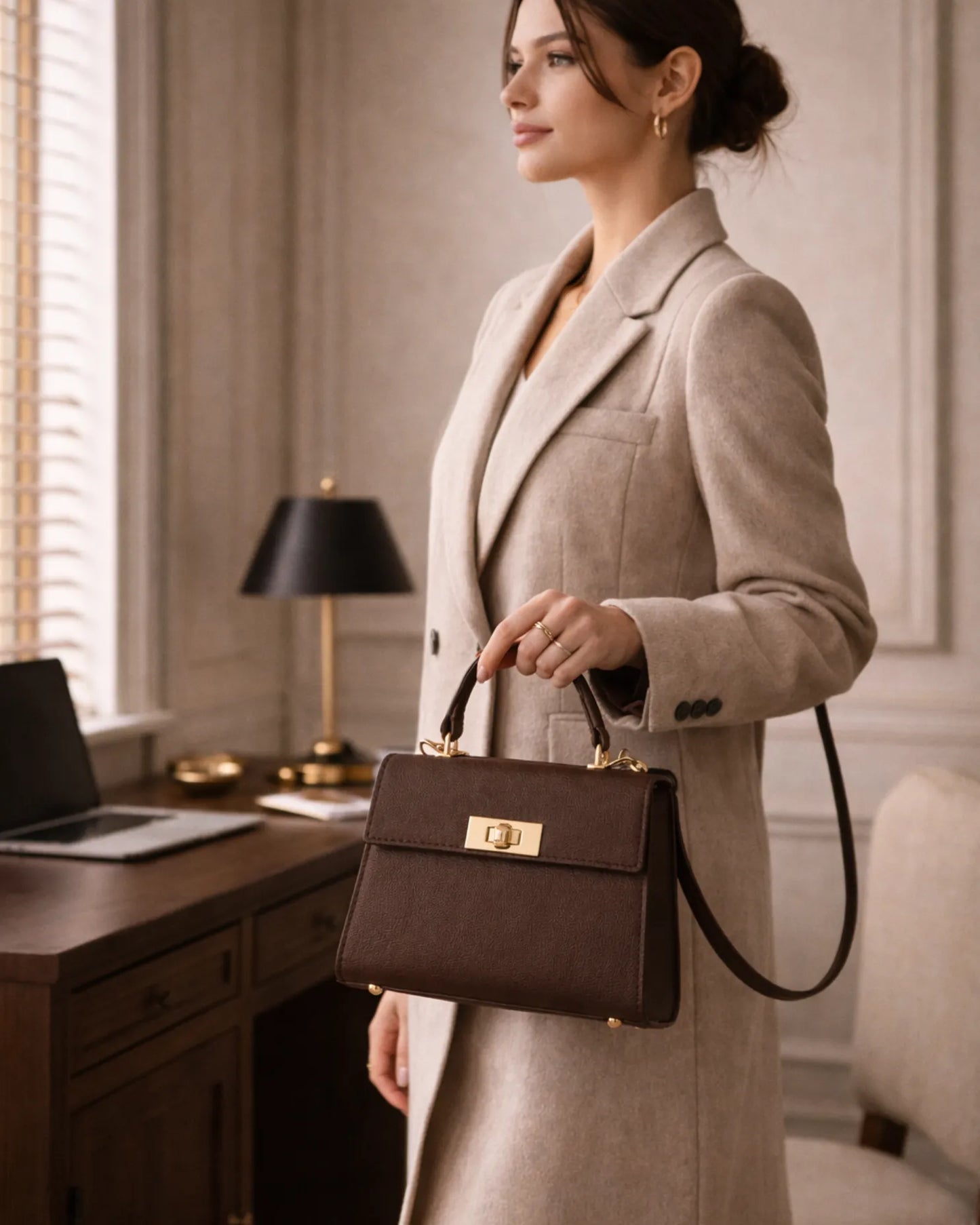 Classic Leather Handbag