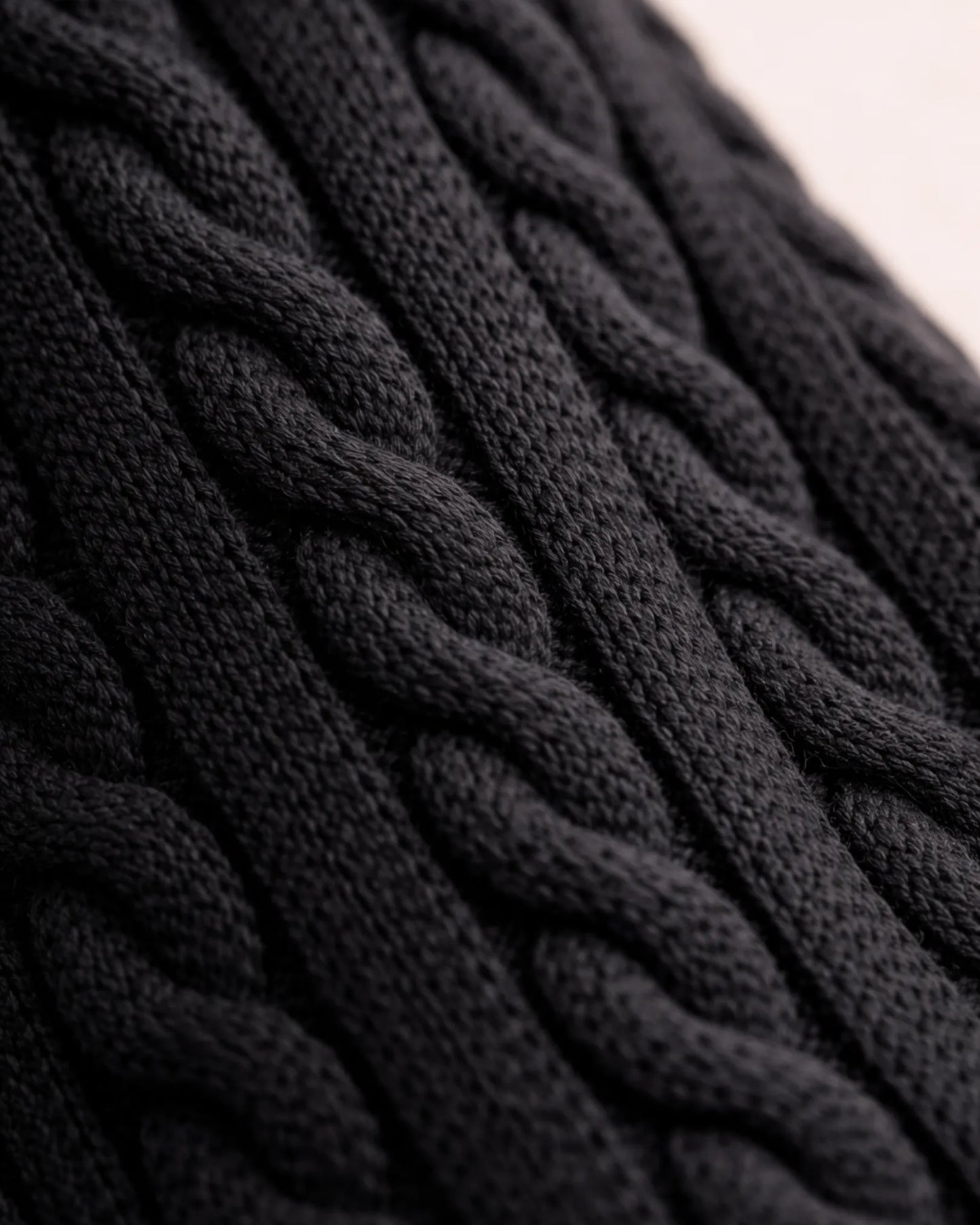 Cable Knit V-Neck Sweater