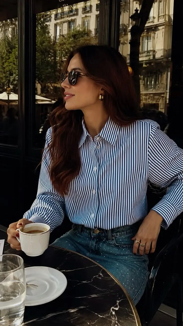 Striped Cotton Shirt